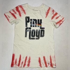 Pink Floyd Graphic T-shirt Men Slim Fit Medium Tie Dye Short Sleeve Music
